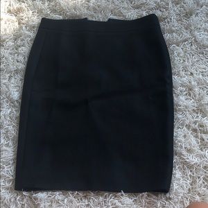 NWT P00 J.Crew Black Pencil Skirt